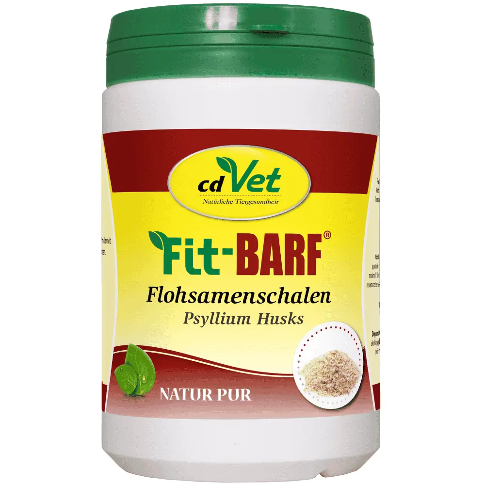 Fit-BARF Flohsamenschalen für Hunde und Katzen in der 600 g Dose
