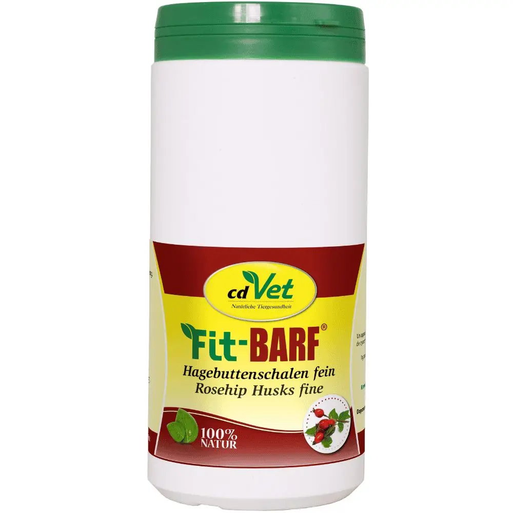 Fit-BARF Hagebuttenschalen fein für Hunde in der 800 g Dose