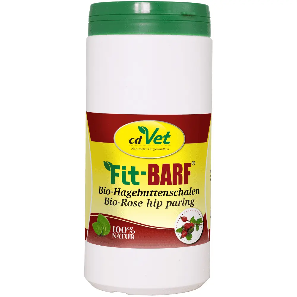 Fit-BARF Bio-Hagebuttenschalen für Hunde  in der 500 g Dose