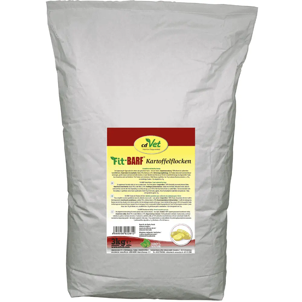Fit-BARF Kartoffelflocken für Hunde  im 3 kg Sack