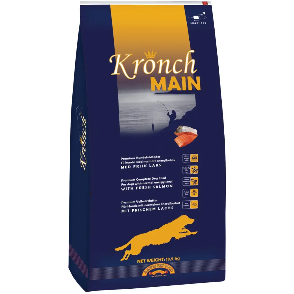 Kronch Main Hundefutter mit niedrigen Energiebedarf 13,5 kg