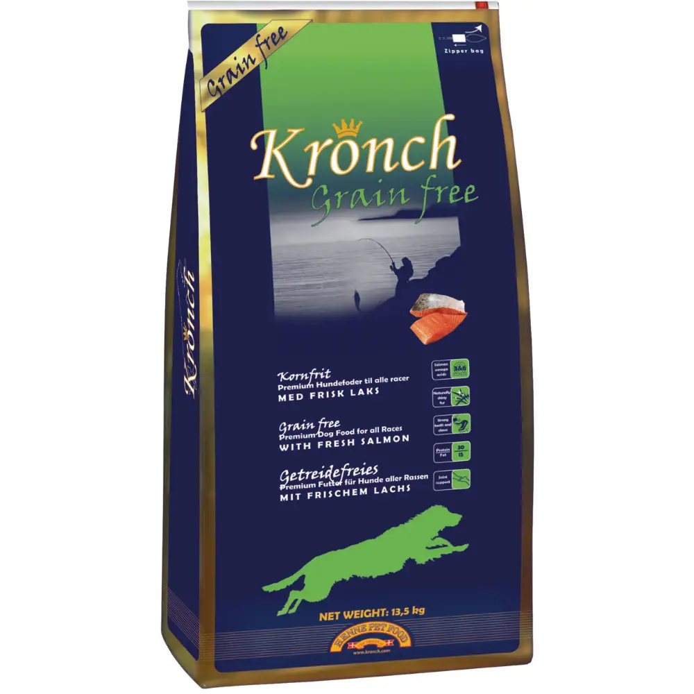 Kronch Grainfree Hundefutter für Getreideallergiker 13,5 kg