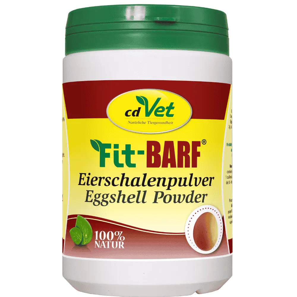 Fit-BARF Eierschalenpulver für Hunde und Katzen in der 1 kg Dose