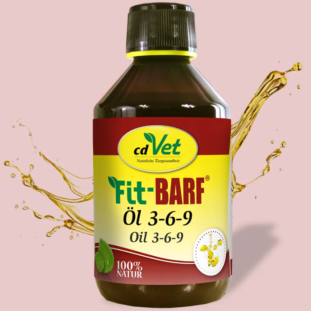 Fit-BARF Öl 3-6-9 für Hunde und Katzen mit losem Öl