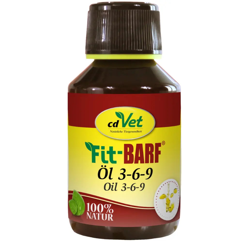 Fit-BARF Öl 3-6-9 für Hunde und Katzen 100 ml