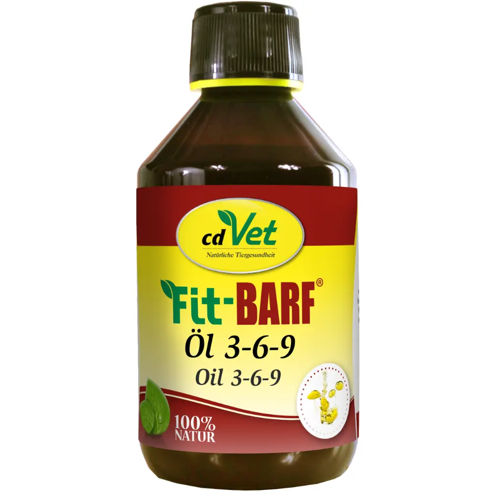 Fit-BARF Öl 3-6-9 für Hunde und Katzen 250 ml